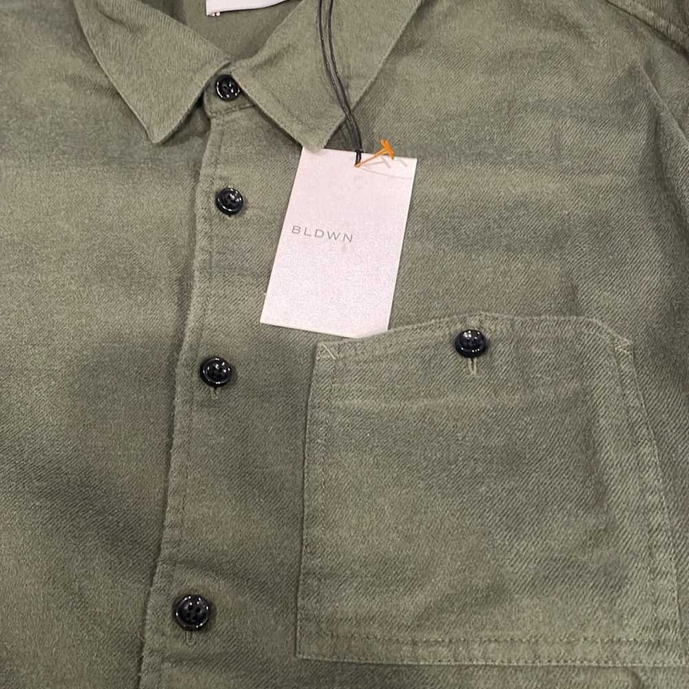 BLDWN Olive Green Button-Up Shirt - Picture 8 of 8